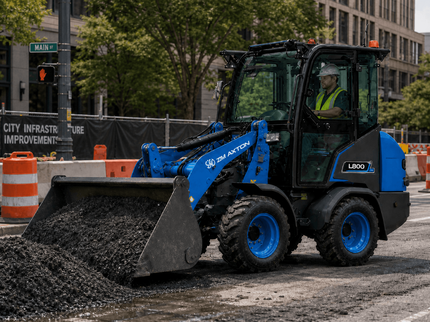 L800 in urban construction